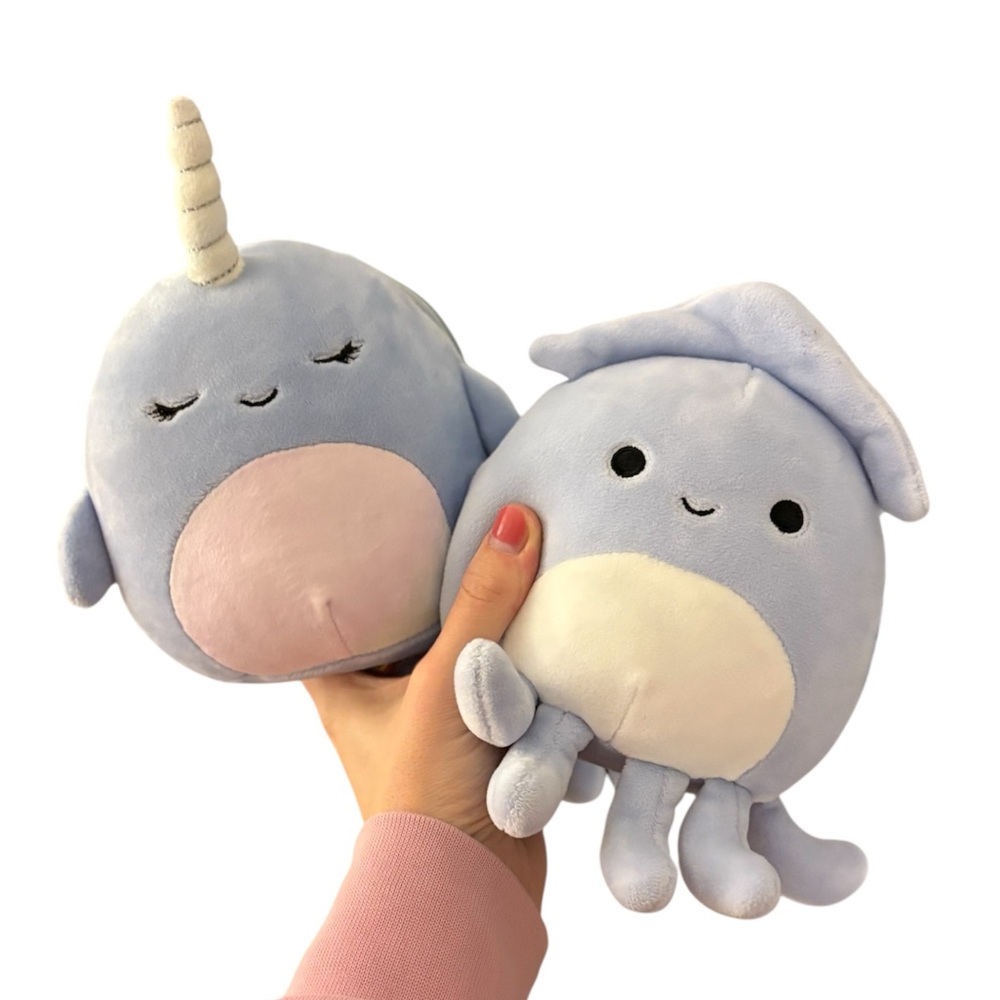 SOLD Squishmallows 5" Bundle NWT Stacey Squid Octopus Naomi Narwhale